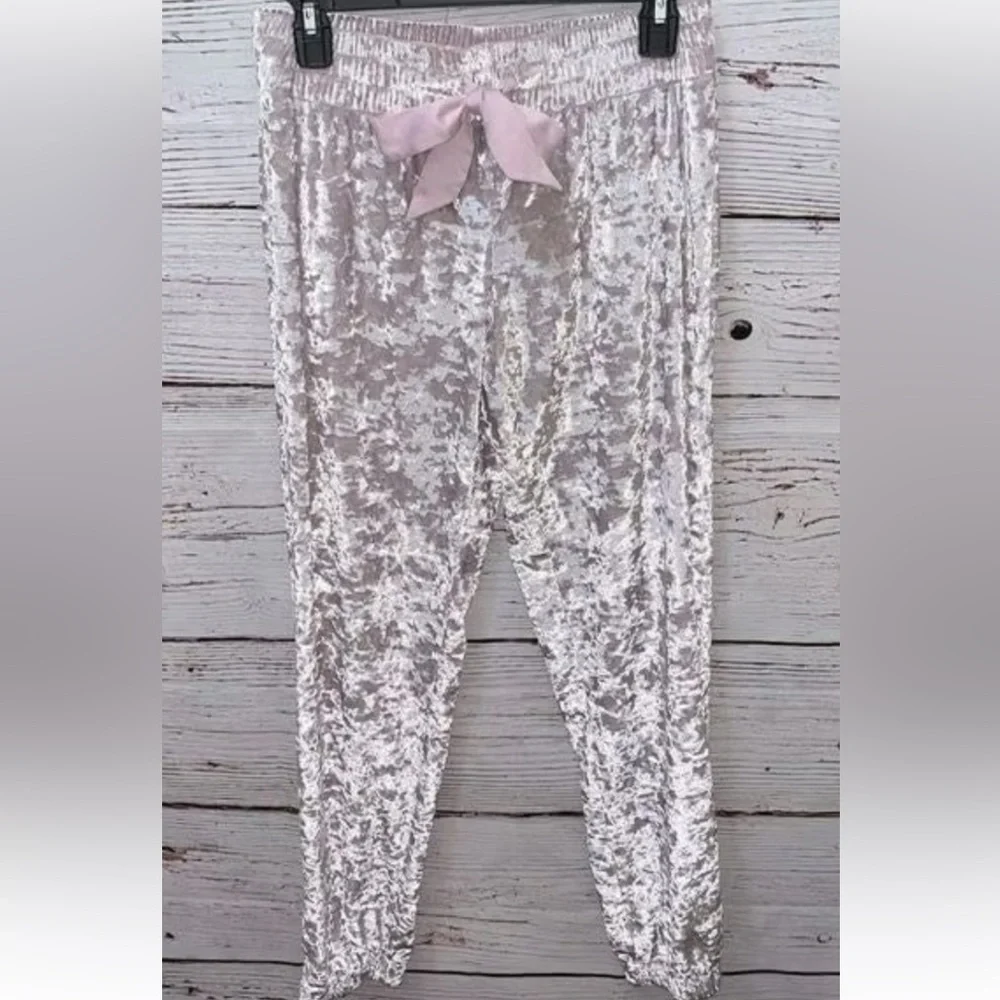 Victoria’s Secret Crushed Velvet Pajama Bottoms